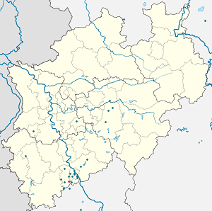 Harta e Meckenheim me shenja për mbështetësit individual 