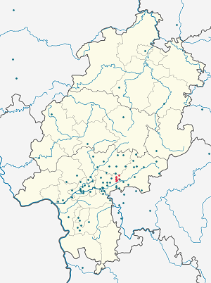 Gründau žemėlapis su individualių rėmėjų žymėjimais
