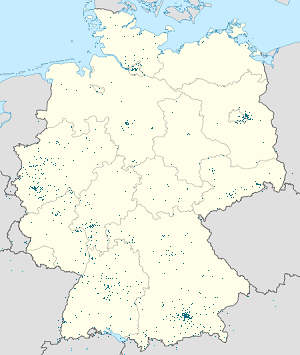 Biresyel destekçiler için işaretli Almanya haritası