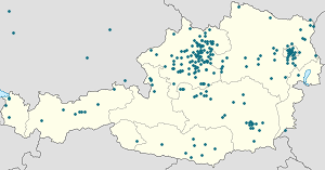 Biresyel destekçiler için işaretli Rosenau am Hengstpaß haritası