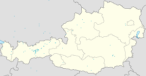 Mapa de Innsbruck com marcações de cada apoiante