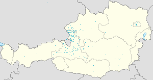 Kaart van Salzburg met markeringen voor elke ondertekenaar
