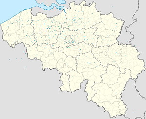 Mapa de Arrondissement de Gante con etiquetas para cada partidario.