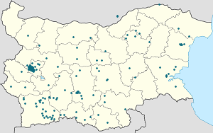 Карта на София с маркери за всеки поддръжник