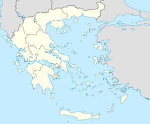 Karta över Dimos Eordaia med taggar för varje stödjare