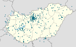 A(z) Ságvár térképe címkékkel minden támogató számára