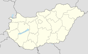 Map of Hungary with markings for the individual supporters