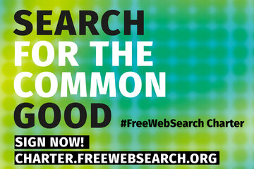 Image of the petition #FreeWebSearch Charter: Web search belongs to all of us. Together we can reclaim it!