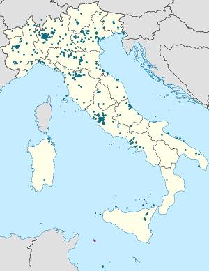 Mappa di Italia con ogni sostenitore 