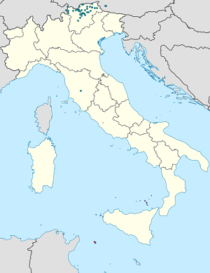 Karte von Trentino-Südtirol mit Markierungen für die einzelnen Unterstützenden