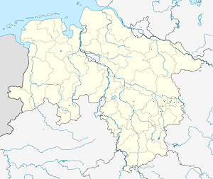 Karte von Niedersachsen mit Markierungen für die einzelnen Unterstützenden