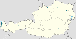 Karte von Lustenau mit Markierungen für die einzelnen Unterstützenden
