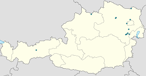 Karte von Wiener Neustadt mit Markierungen für die einzelnen Unterstützenden