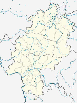 Mapa de Wesertal con etiquetas para cada partidario.