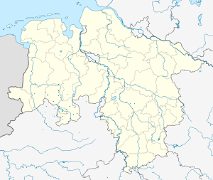 Karta över Landkreis Osnabrück med taggar för varje stödjare