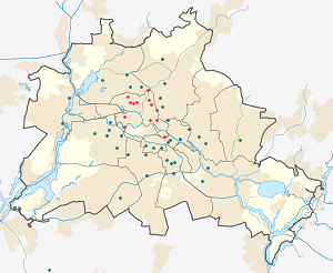 Harta e Mitte me shenja për mbështetësit individual 