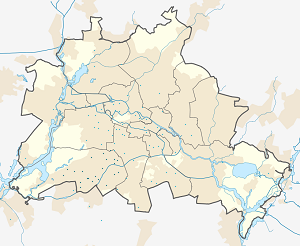 Biresyel destekçiler için işaretli Steglitz-Zehlendorf haritası