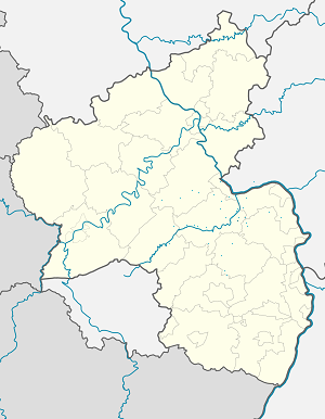 Mapa Gmina związkowa Bad Kreuznach ze znacznikami dla każdego kibica