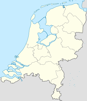 Карта Королевство Нидерландов с тегами для каждого сторонника