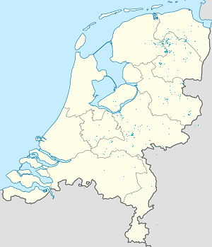 Карта Королевство Нидерландов с тегами для каждого сторонника