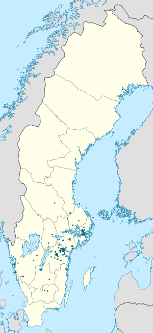 Karta över Norrköpings kommun med taggar för varje stödjare