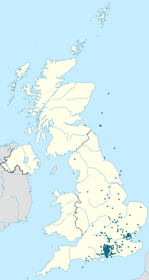 Mapa de South West England com marcações de cada apoiante